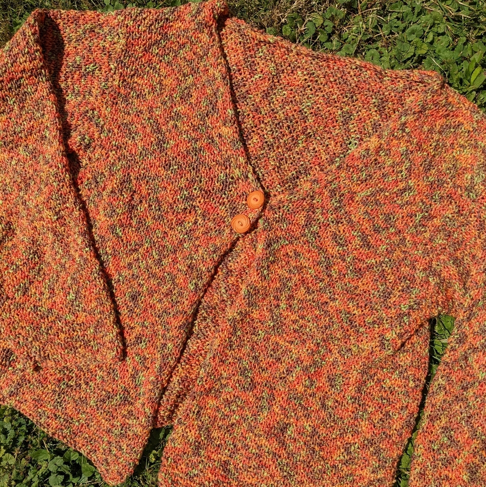 Hand-Knit Fall Cardigan